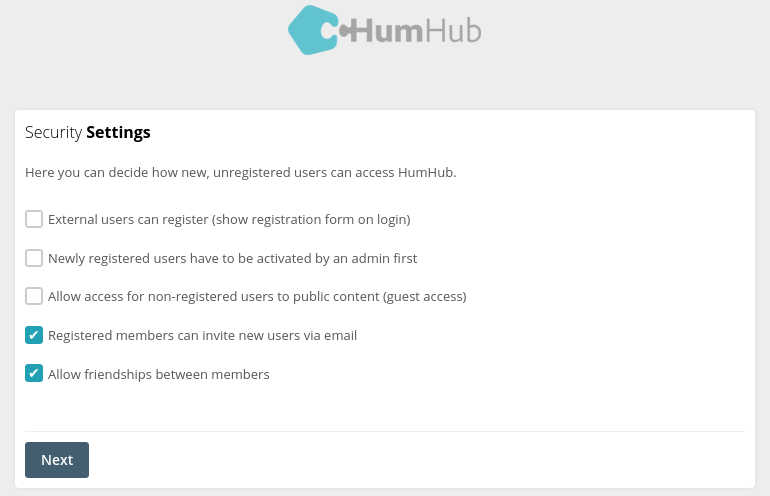 Secure your settings.